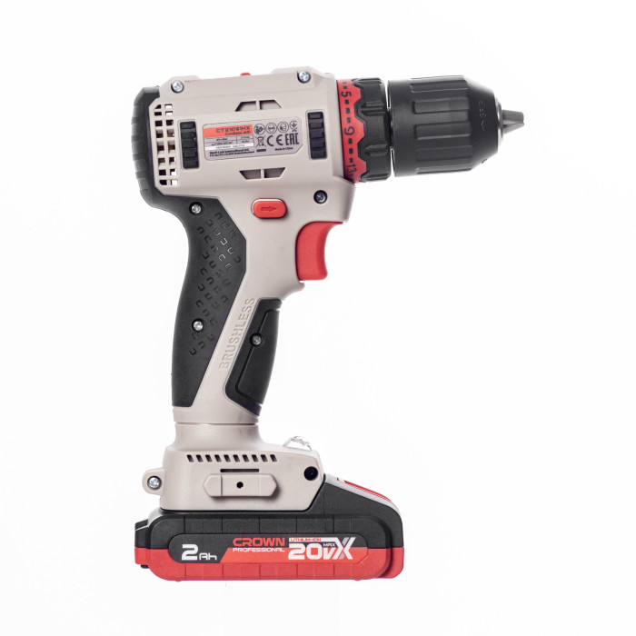 Perceuse sans fil brushless 13 mm 20 V 2,0 Ah en coffret